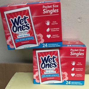 Two Boxes of Wet Ones Individually Wrapped…